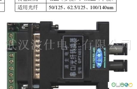 OPT485 RS232/RS485/422光纤转换器（多模、4Km）