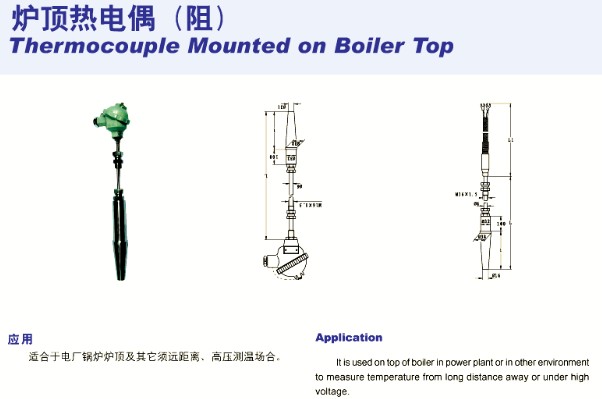 爐頂熱電偶/熱電阻