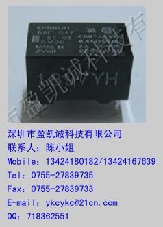 欧姆龙继电器G6S-2F-DC5V原装新货