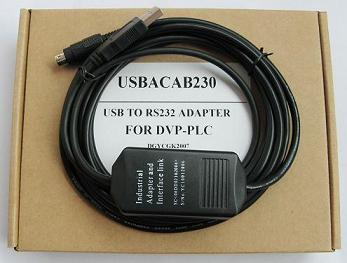 USB 接口的台达 DVP 系列 PLC 编程电缆