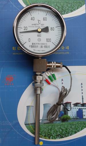 WTYYX2-1031虹德测控电接点远传温度计