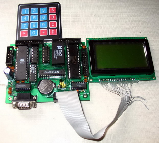 带串口并口LCD接口键盘接口外接硬件看门狗的单片机主板 JMD-MB01主板