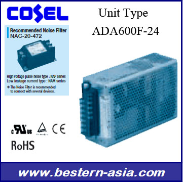 ADA600F-24 (Cosel) 600W AC-DC Power Supply