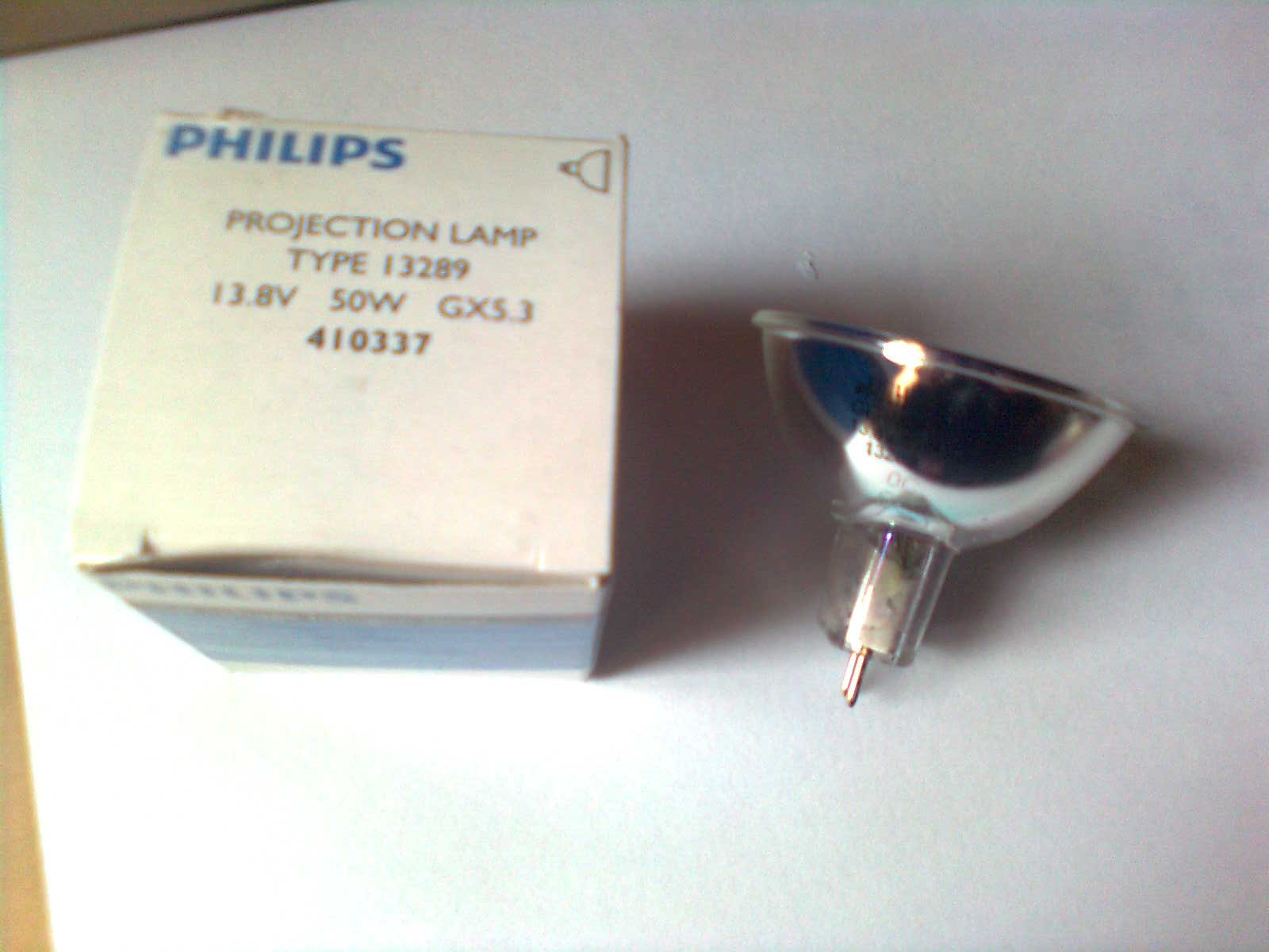PHILIPS 13.8V50W 13289 卤钨灯杯 GX5.3 