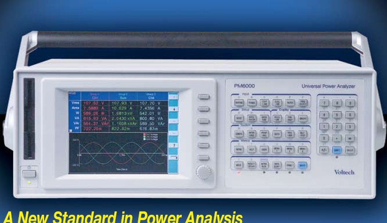 PM6000电流谐波与电压闪烁测试仪