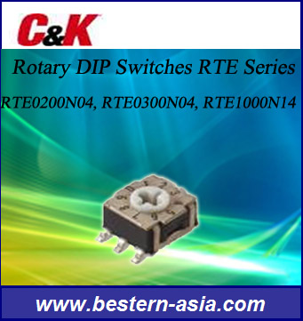 C&K Rotary switches RTE1600G44