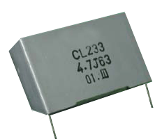 CL233型金属化聚酯膜介质薄膜电容器