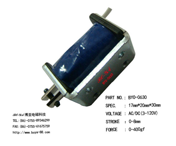 电磁铁BYO-0630（用于自动收银机）
