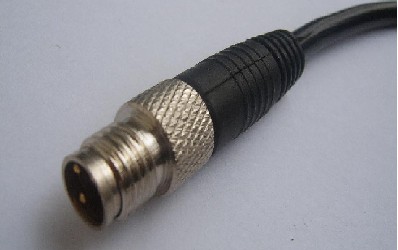 M8连接器,3针4针直型带电缆插头