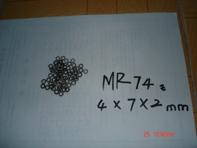 MR74ZZ(4*7*2) / MR105ZZ微型轴承