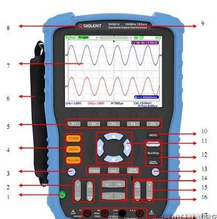 鼎阳总代理惠美SHS806/810示波表 原装正品质保