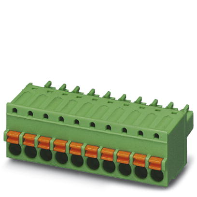 菲尼克斯绿色接插件端子MSTBA 2.5/2-G-5.08
