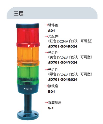 天逸JD701,LED组合式警示灯