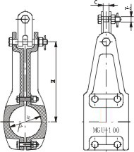 MGU-B型管母线悬挂金具(长型)