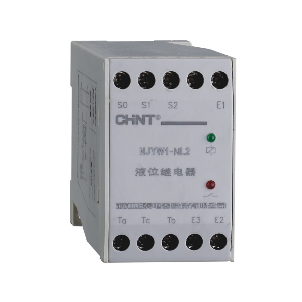 NJYW1系列液位继电器适用于交流50Hz,额定控制电源电压至380V的控制电路中作民用水塔、高位水箱、地下蓄水池等场合的液位自动控制之用。可按用户接线要求,实现自动供水或排水控制。 本产品不适用于诸如:油、纯净水、易燃易爆的化学液体及密度较大的污水等导电性很差液体的液位控制。