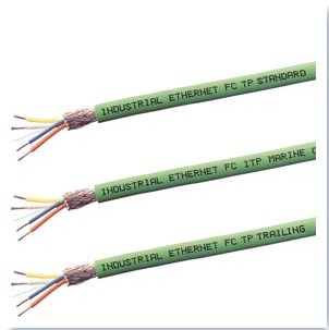西门子工业以太网电缆绿色四芯
