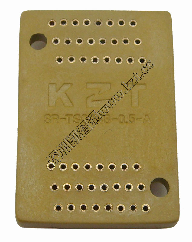 TSOP48黄色端子板TSOP母座针套