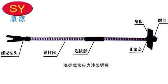 漲殼式預應力注漿錨桿 預應力 錨桿