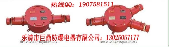 BHG1-400/6-2矿用高压接线盒，400A高压接线盒