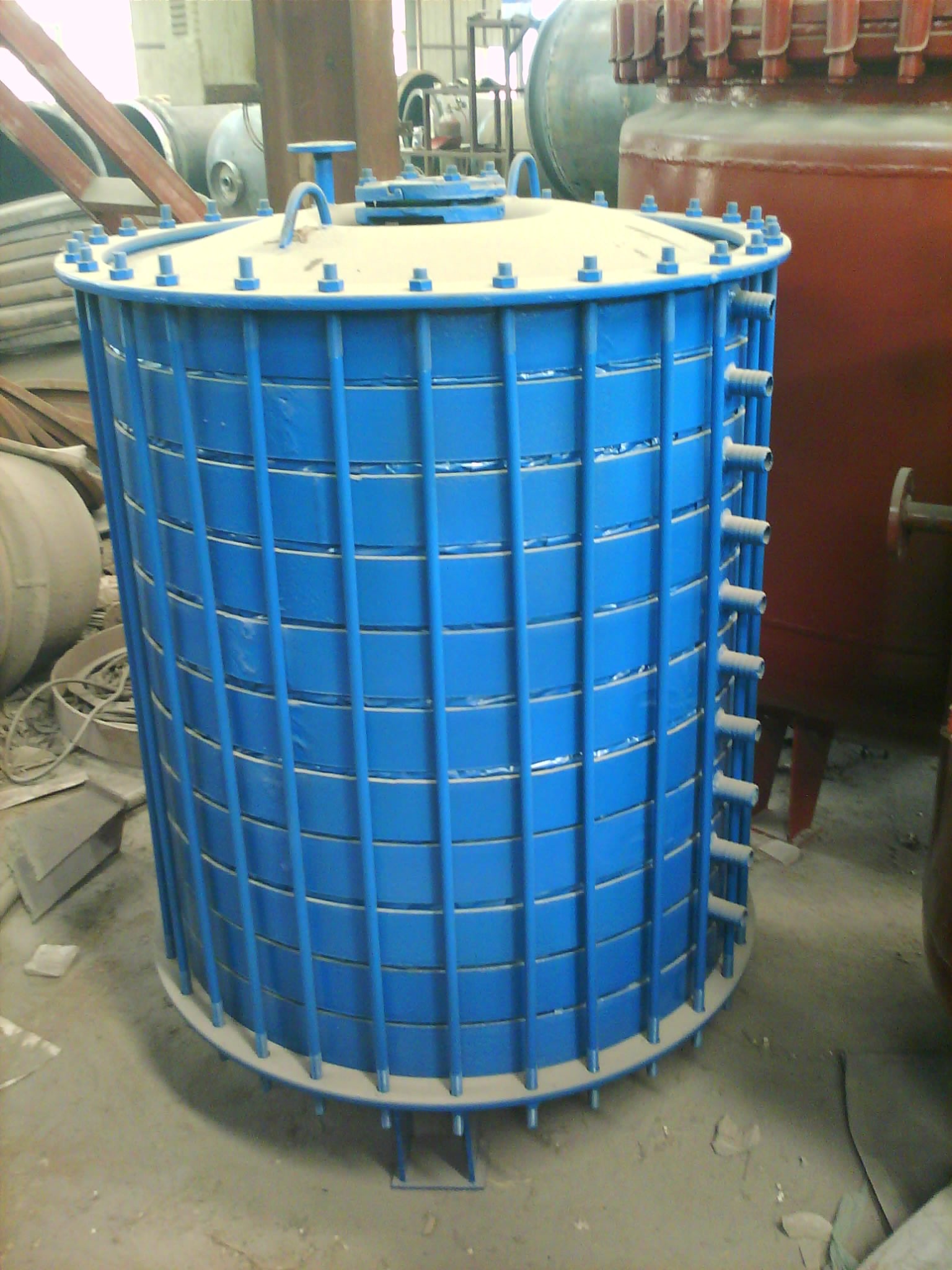 冷凝式燃气热水器_冷凝式壁挂炉原理_搪瓷碟片式冷凝器