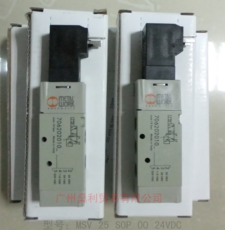 意大利METALWORK 电磁阀MSV 25 SOP 00