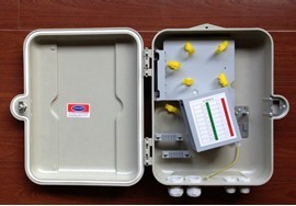 	室外壁掛二槽道SMC FTTH箱