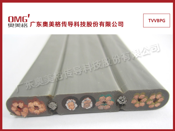 带屏蔽钢丝扁形电梯电缆/扁形电梯电缆价格/扁形电梯电缆批发