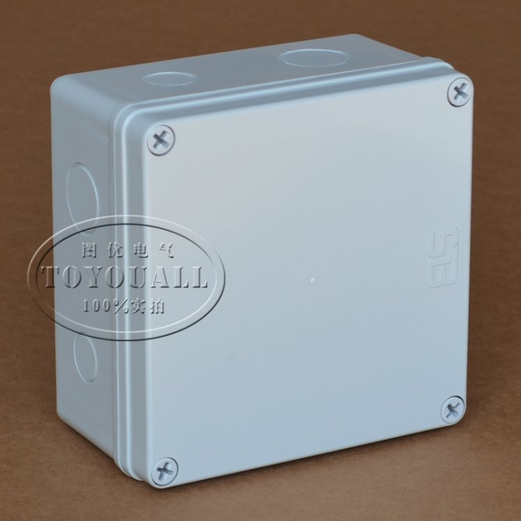 150*150*80mm带敲落孔防水盒塑料防水接线盒SB系列接线盒仪表盒