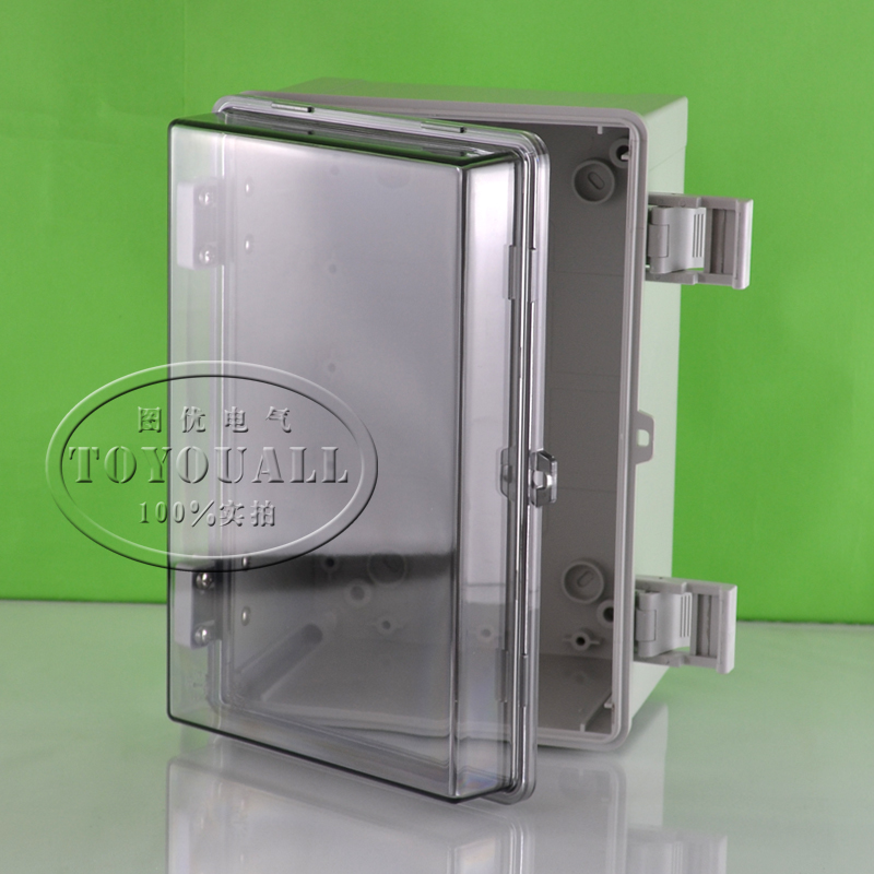 300*200*170mm透明防水箱室外防水强电布线箱配电箱阻燃电箱IP66