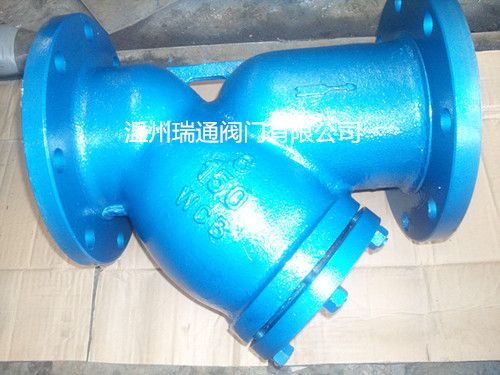 国标法兰Y型过滤器