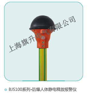 BJS100系列防爆人体静电释放报警球-上海旗升电气有限公司
