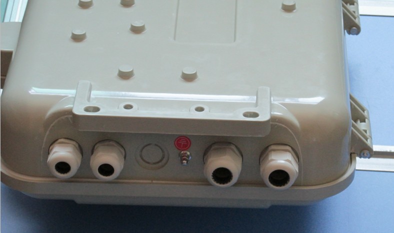 室内墙挂式二槽道SMC光纤入户箱