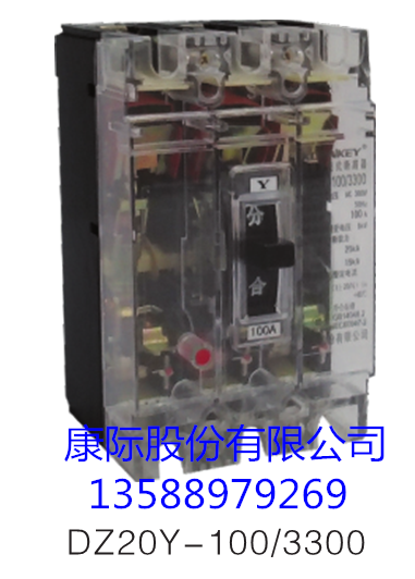 DZ20Y-100/3300塑壳断路器系列，一流品质源于康际公司 13588979269
