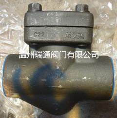 锻钢焊接止回阀H11h-800lb