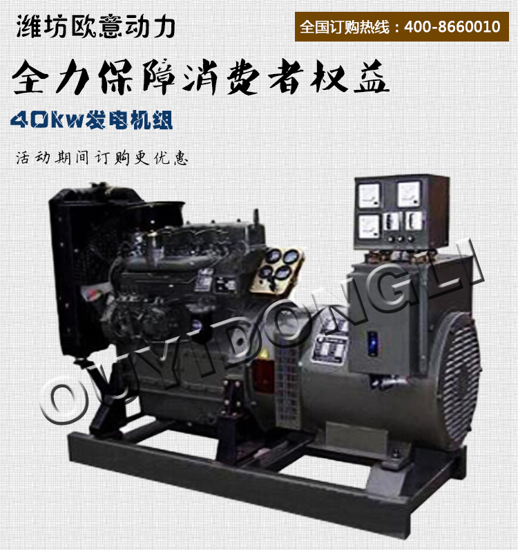 40KW柴油发电机组学校用发电机组
