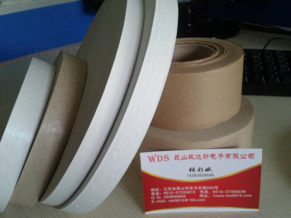 现货销售拼花胶带 带孔牛皮纸胶带