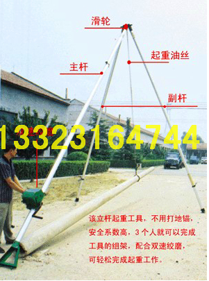 三角立杆机采用圆形的铝合金管加工而成