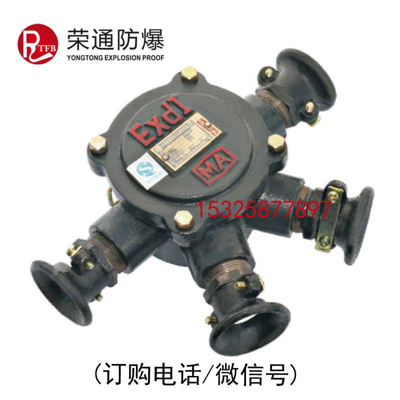 荣通 BHD2-40/660-4T矿用低压电缆接线盒 4通隔爆型低压接线盒
