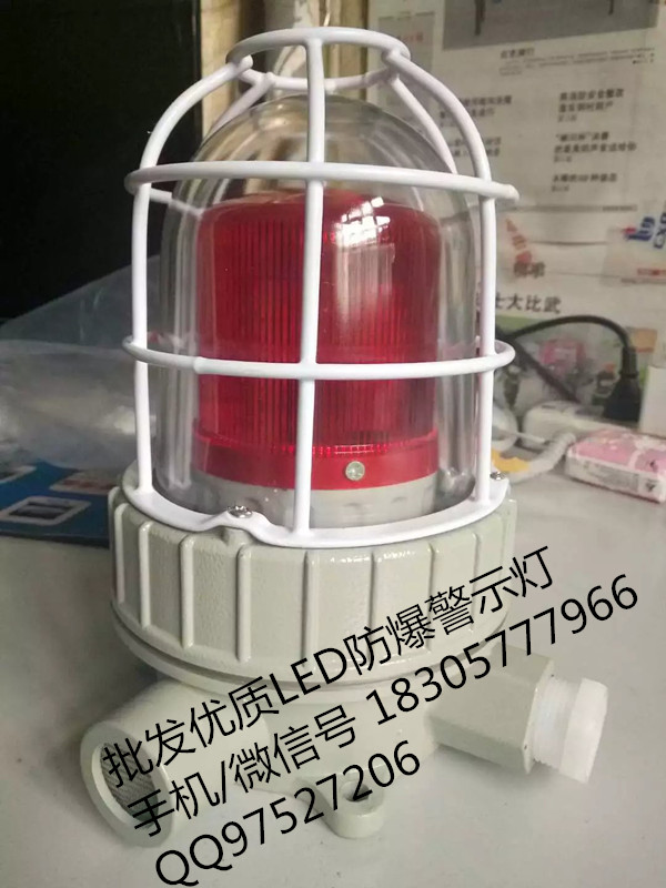 AC/DC12V/24V/AC220V防爆LED警示灯,大分贝防爆声光报警器